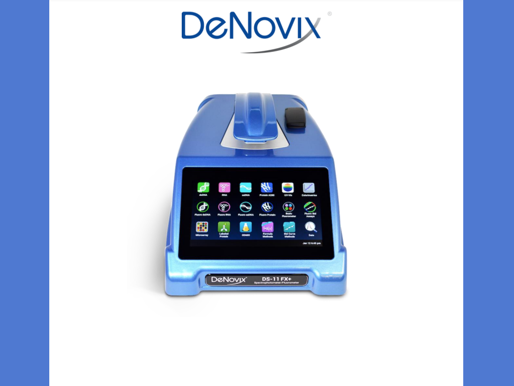 Enjoy UV/Vis quantification in less than 3 seconds with the DS-11 range