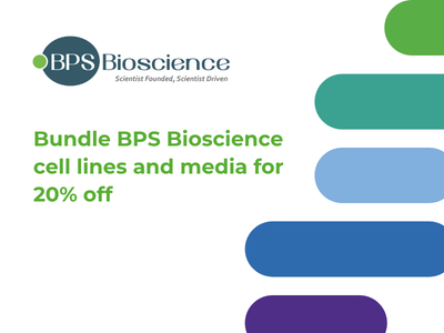 New customers get 20% off when bundling BPS Bioscience's cell lines & media
